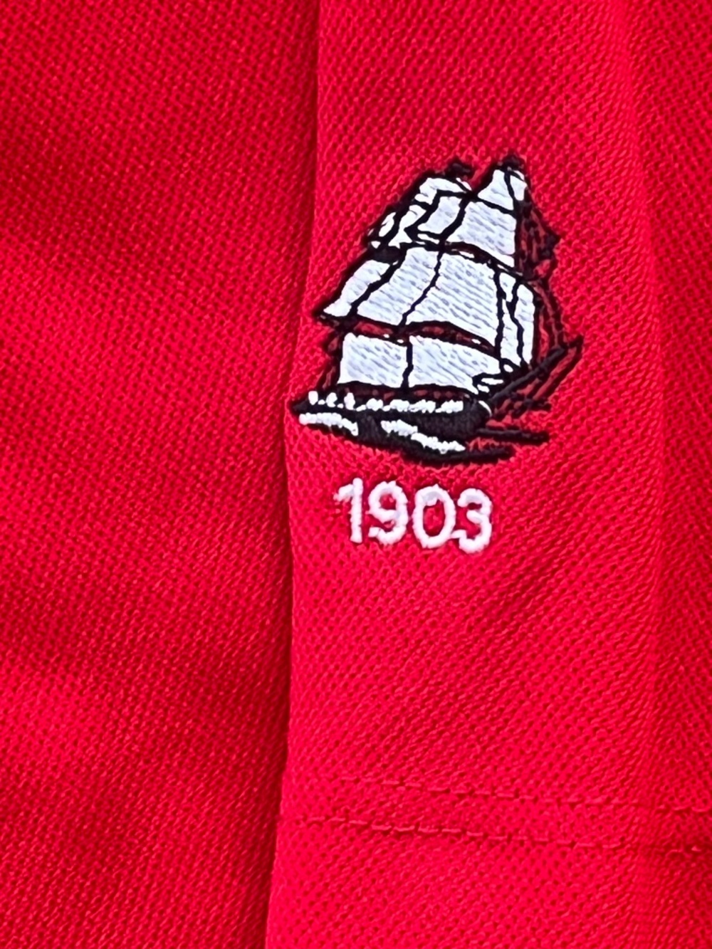 Boy's Nike Dri-fit Red Golf Polo Size Medium - Picture 4 of 4